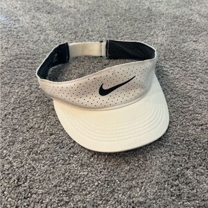 Nike White Visor Cap